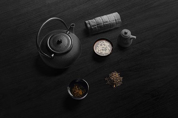 高档茶叶品牌VI包装盒袋罐瓶logo展示设计智能贴图样机PSD素材