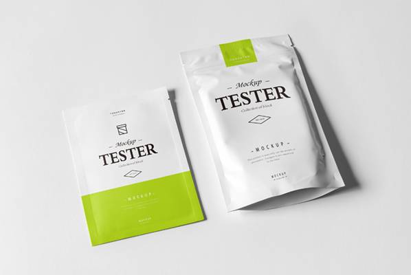 茶叶包装智能贴图样机PSD素材,高端茶叶品牌包装必备！